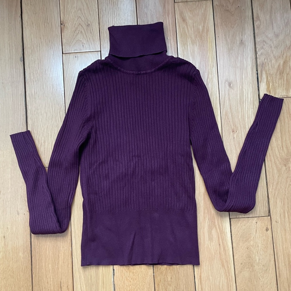 Sexy Zara purple turtleneck